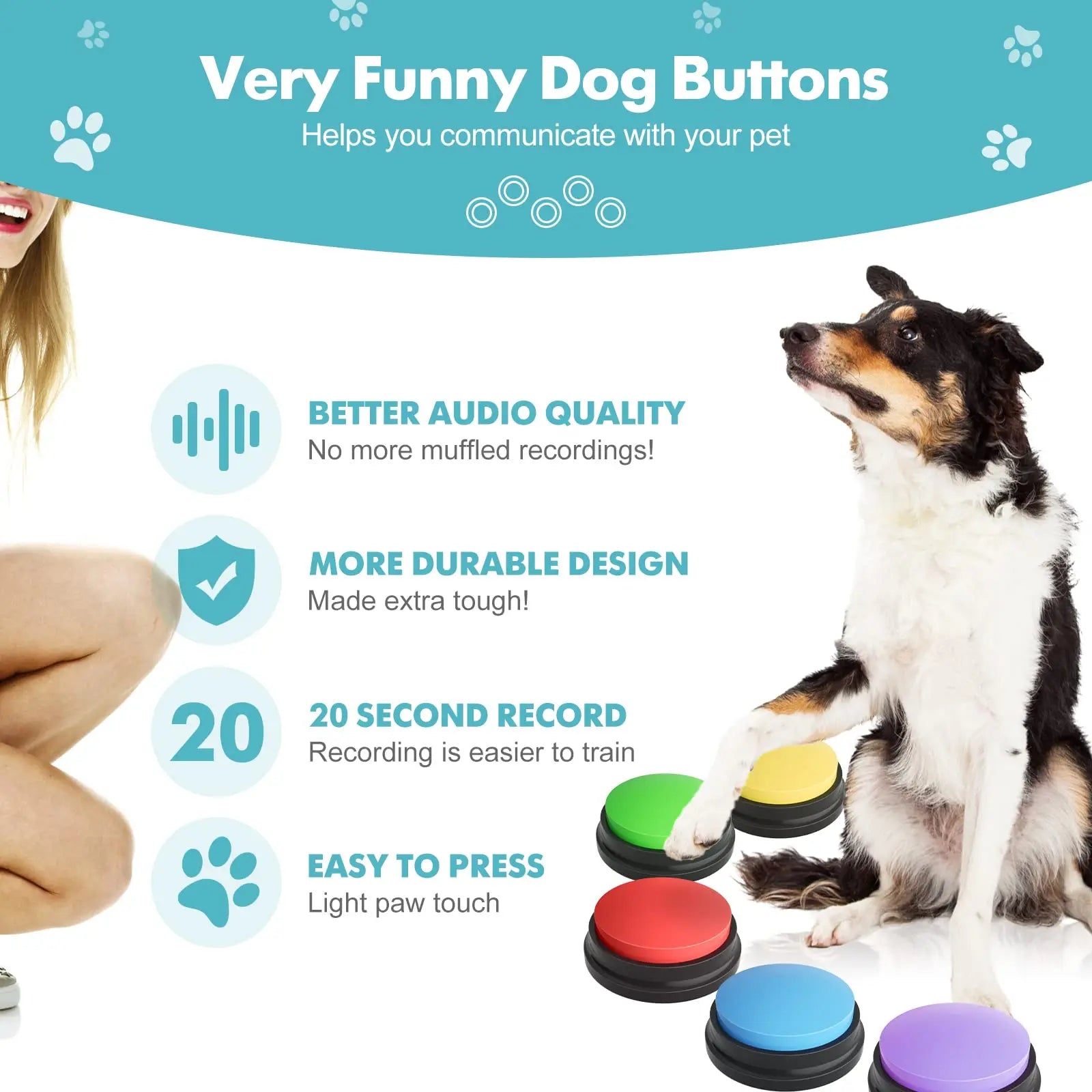 Interactive Pet Vocal Buttons